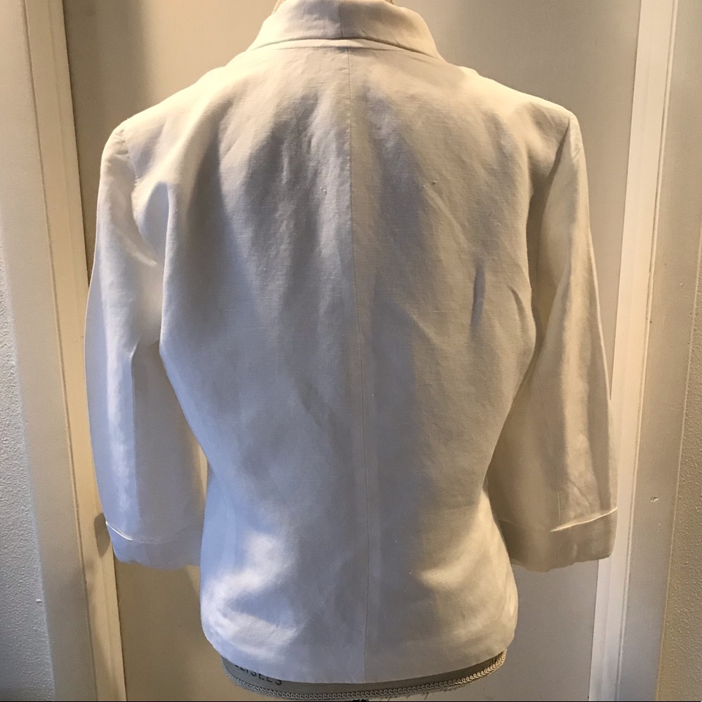 White linen jacket - Picture 6 of 6
